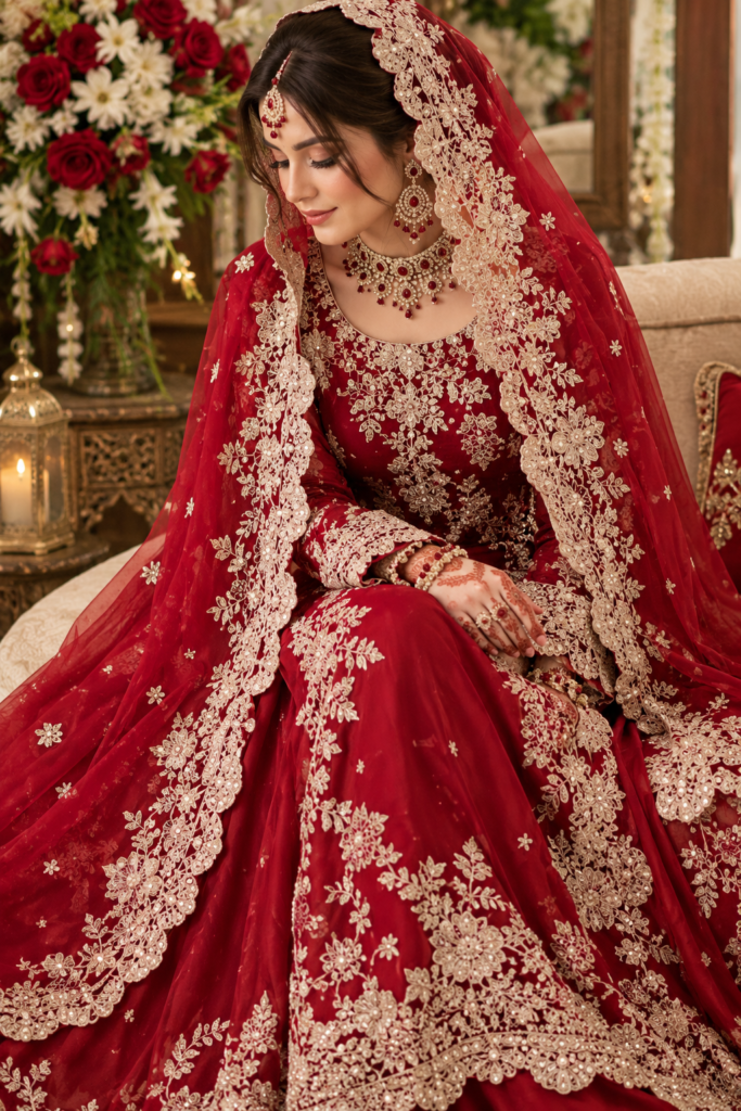 change the personality of a wedding dress