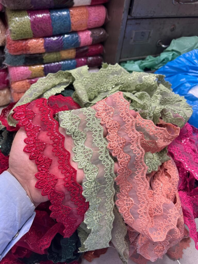 beautiful lace fabric for an elegant dress