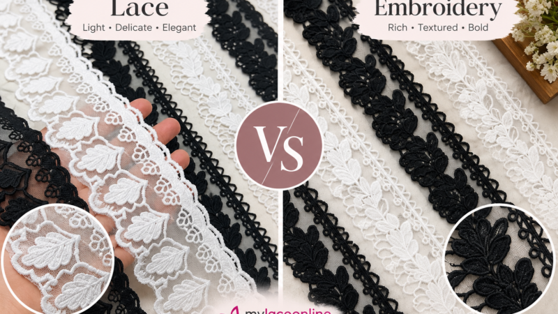Lace vs Embroidery Which Is Better for Your Dress
